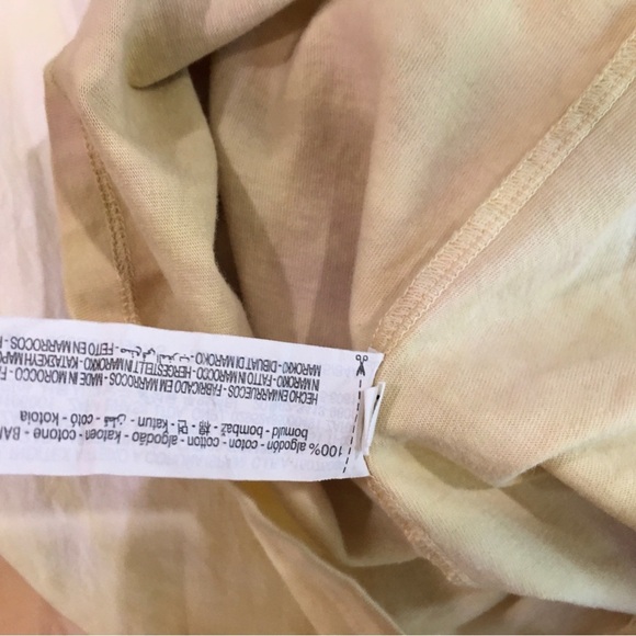 NEW zara romper tie dye yellow Oversize size s - Picture 11 of 11